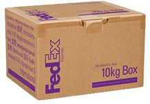 Коробка - FedEx10kg BOX - Размеры: 25.4×34.6×25.4см
